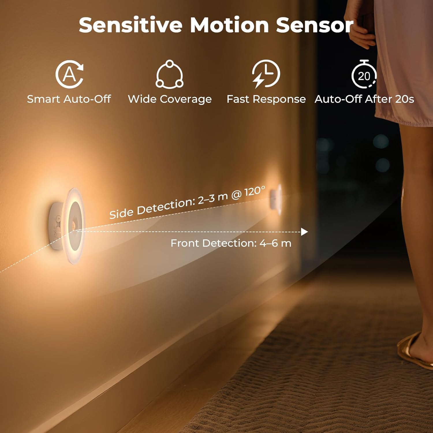 Luz nocturna LED con detector de movimiento - additional image 6