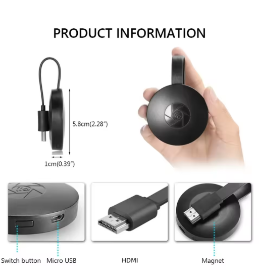 Wireless Chromecast adapter for TV