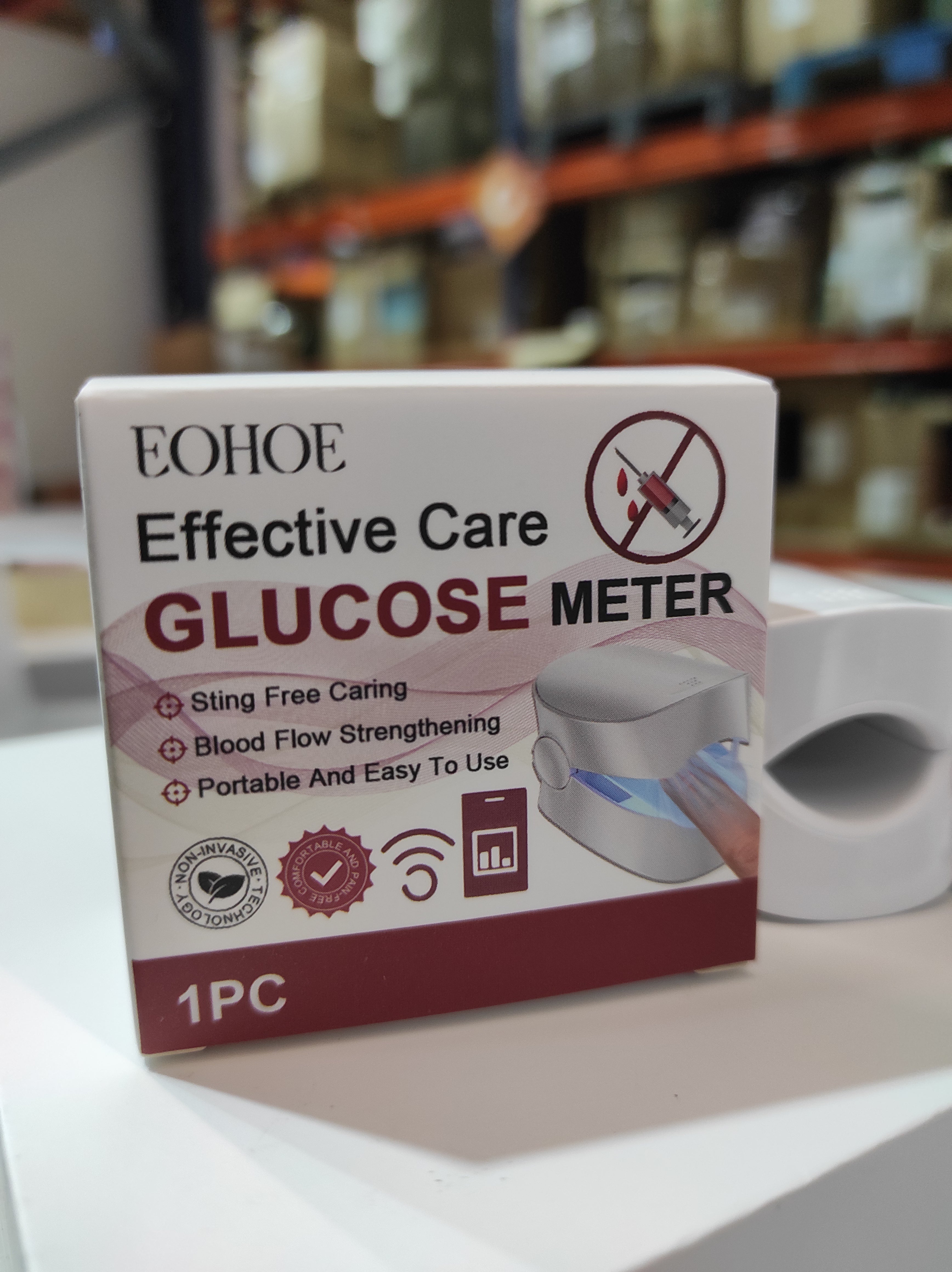 Medidor de glucosa portátil