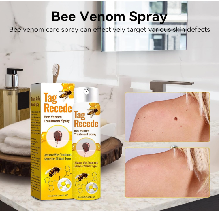 Spray Veneno de Abeja para Eliminar Verrugas