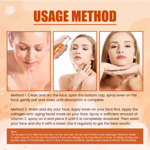 Spray Rejuvenescidor Facial: Vitamina C