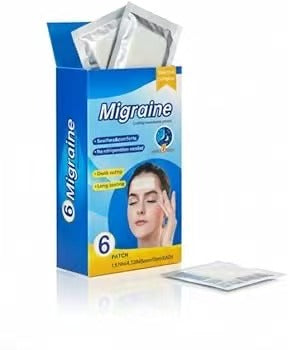 Pack de6 parches de frío para fiebre, Alivio de migrañas y dolores